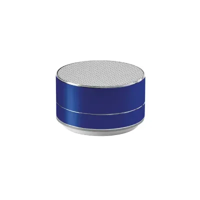 Caixa de som com microfone - alumínio azul - 925675