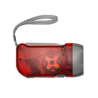 Lanterna Plástica Dínamo Vermelha - 1902307