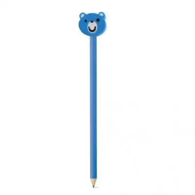Lápis com Borracha Divertida Azul - 1901496