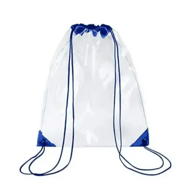 Mochila saco Transparente PVC azul - 1900852