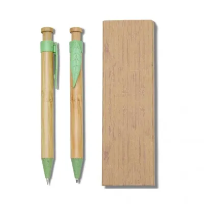 Kit caneta e lapiseira em bambu  - 1902840