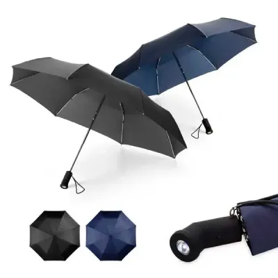 Guarda-chuva dobrável com lanterna personalizado - 868676