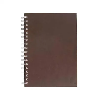 Caderno na cor marrom