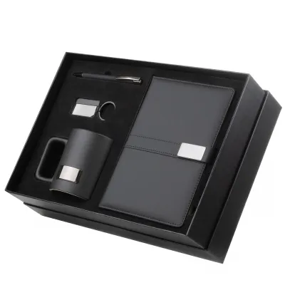 Kit escritório com Caderno, Caneca e Caneta