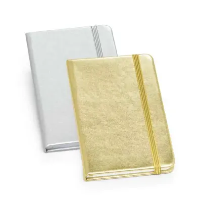 Caderno na cor prata e dourado - 858699