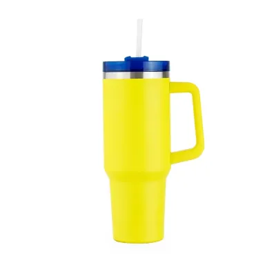 Caneca térmica amarela