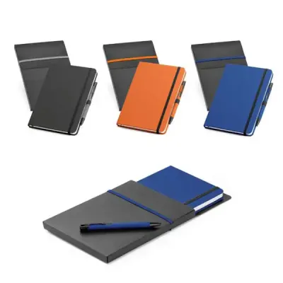 Kit de caderno e esferográfica personalizada - 858703