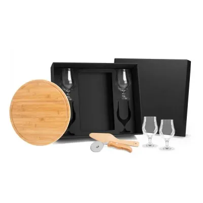Kit Pizza E Cerveja - 7 Peças 