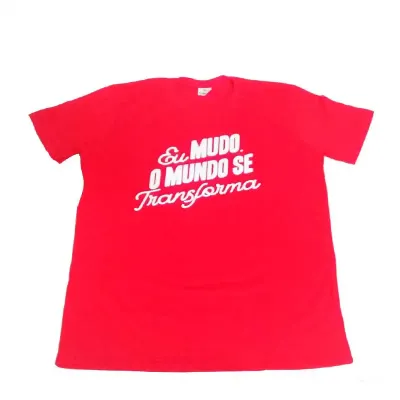 Camiseta Personalizada 100% algodão Fio 30.1 Penteado - 1196673