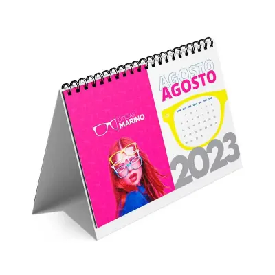 Calendário de Mesa com base em Triplex 300g