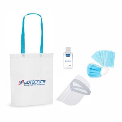 Kit Higiene Pessoal com Protetor Facial
