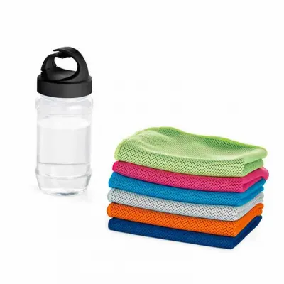 Squeeze plástico com toalha para esporte - 1199315
