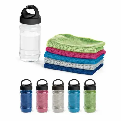 Squeeze plástico com toalha para esporte - 1199316