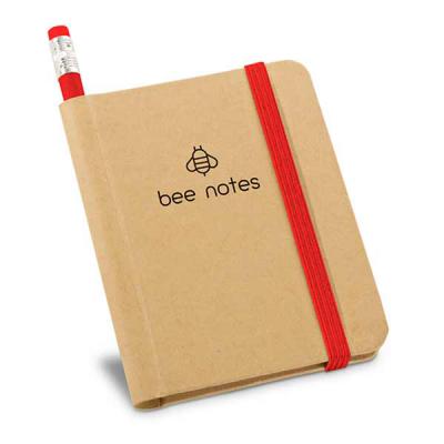 Caderno Ecológico com elástico para fechamento