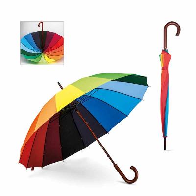 Guarda-chuva colorido personalizado no material pongee - 1127802