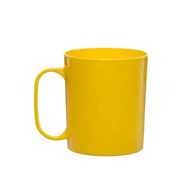 Caneca de chá em plástico amarelo - 1226690