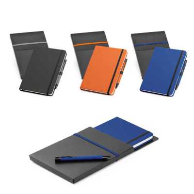 Kit Bloco de Anotação com caneta e embalagem cores - 702518