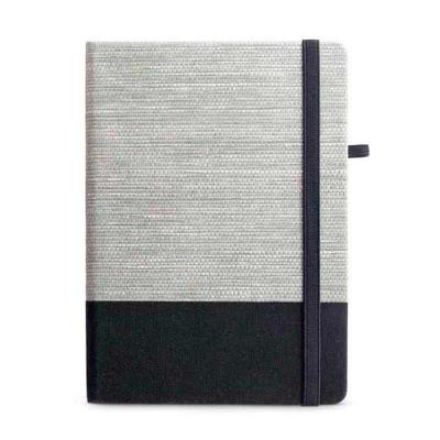 Caderno personalizado cinza e preto