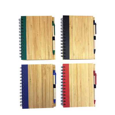 Caderno ecológico Bambu com caneta - 820625