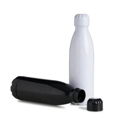 Garrafa Plástica 700ml | Preta e Branca