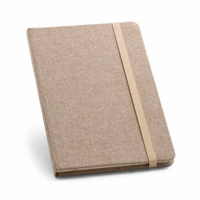 Caderno A5 com folhas pautadas em marfim - 1412258