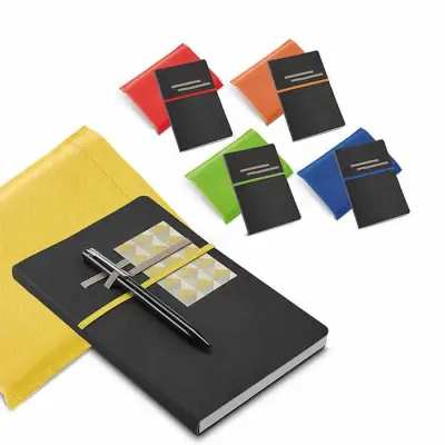 Caderno de anotações executivo - várias cores
