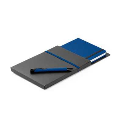 Caderno em couro sintético com caneta - 928868