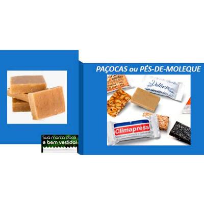 Paçoca ou Pé-de-Moleque com Embalagem Personalizada - 1456199