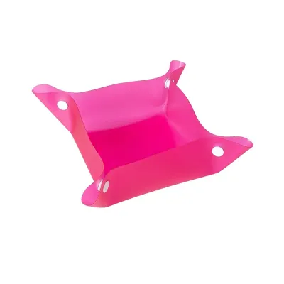 Tigela plástica para pets - rosa - 1991595