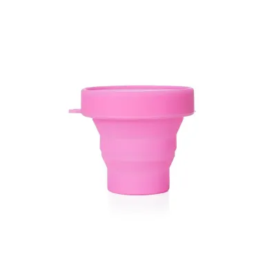 Copo Retrátil rosa