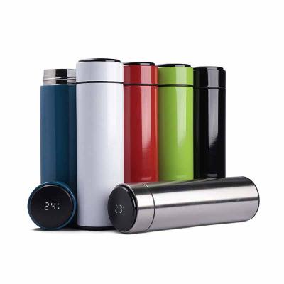 Garrafa térmica 450ml com Led opções de cores