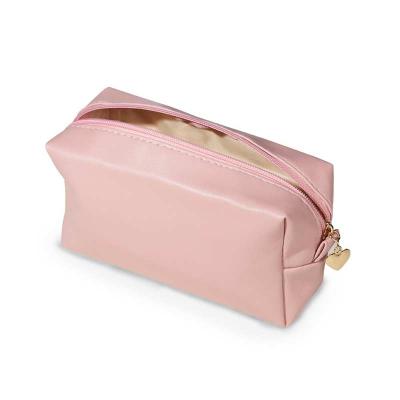 Necessaire impermeável de PU - rosa
