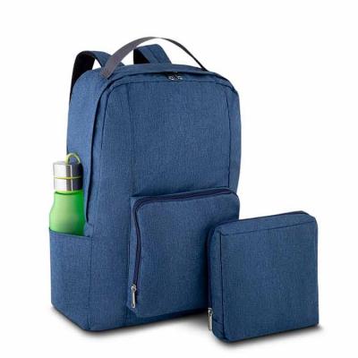 Mochila dobrável confeccionada em Poliéster. Compacta e com abertura prática, possui compartiment...