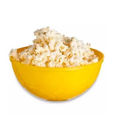 Balde de pipoca amarelo