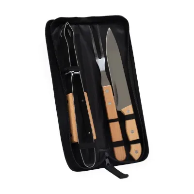 Kit Churrasco 3 Peças em Estojo