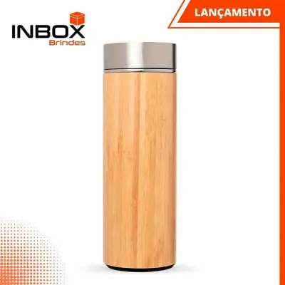 Garrafa em bambu e aço inox - 1411727