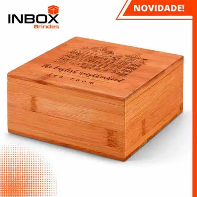 HIBISCUS. Caixa de chás em bambu - 1327922
