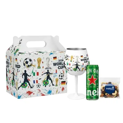 KIT COPA DO MUNDO COM TAÇA PERSONALIZADA