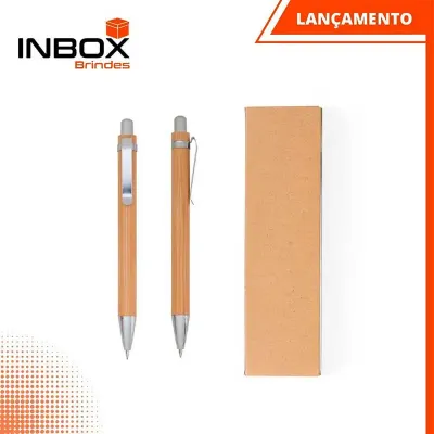 Kit caneta e lapiseira em bambu - 1471506