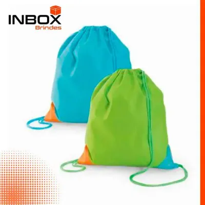 Sacola tipo mochila personalizada