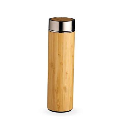 Garrafa Bambu Térmica 500 ml com Infusor