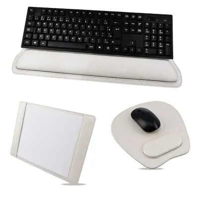 Kit Escritório Organizador De Mesa - Branco