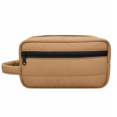 Nécessaire em puffer marrom - 2163852