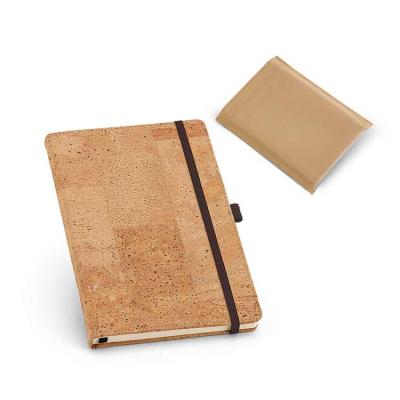 Caderno com capa de cortiça A6 - 1071015