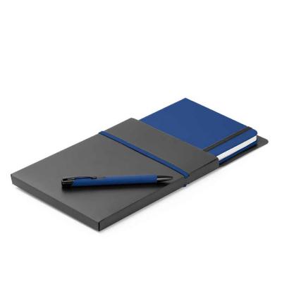 Kit caderno e caneta com 80 folhas não pautadas