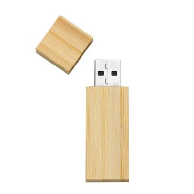 Pen drive 4Gb de bambu