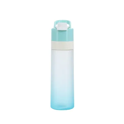 Squeeze bicolor azul plástico com borrifador e capacidade de 650ml. - 1901032