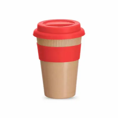 Copo Fibra vermelho