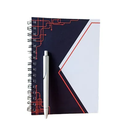 Kit caderno com caneta