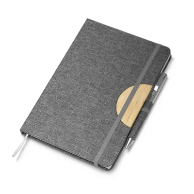 Caderno capa dura cinza - 1901831